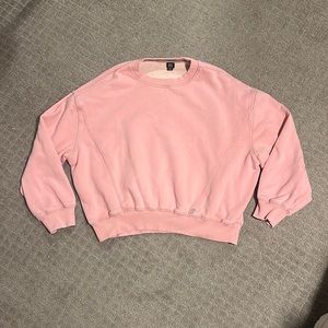Urban outfitters pink crewneck